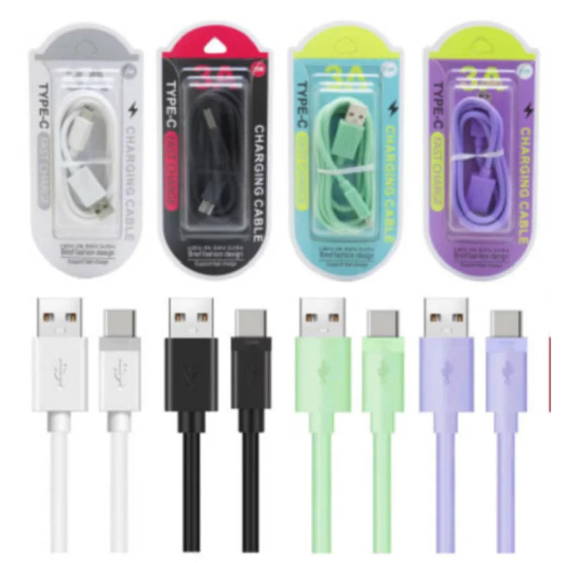 4 USB Charging Cables Turbo for Mobile Phone/Smartphone/Tablet Output V8 3.1A-N