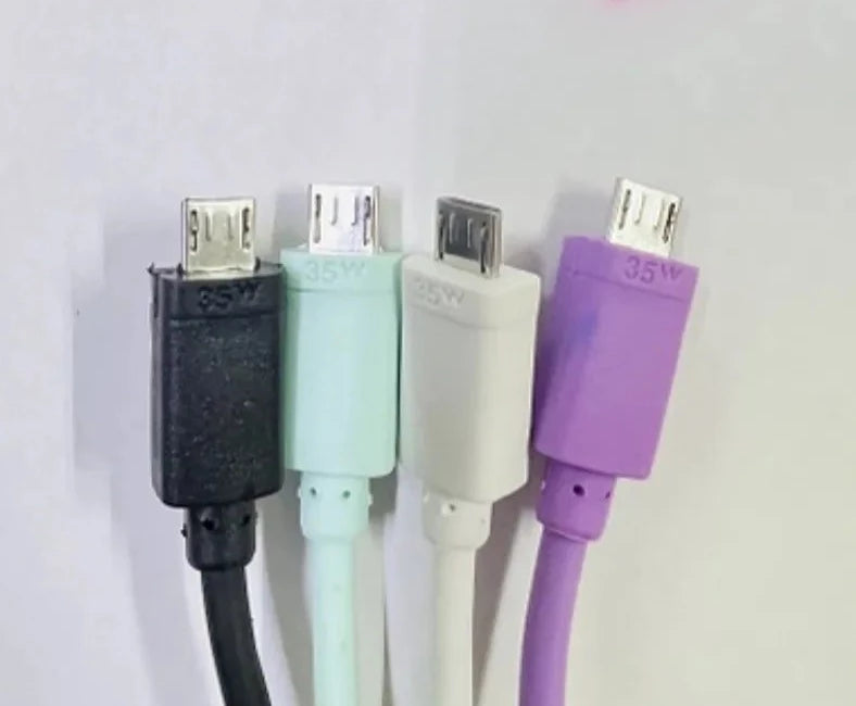 4 USB Charging Cables Turbo for Mobile Phone/Smartphone/Tablet Output V8 3.1A-N