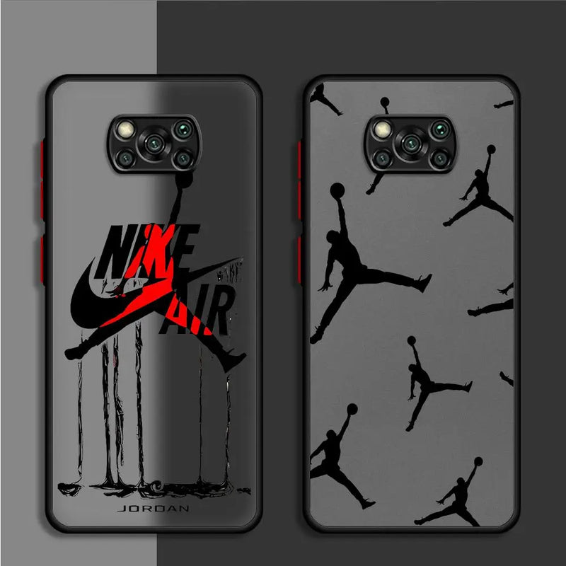 Capa de telefone para Xiaomi Poco X4 Pro F3 X3 Pro X4 GT X5 Pro M3 M5s M5 X3 NFC C40 Capa A-Air-Jordan-23