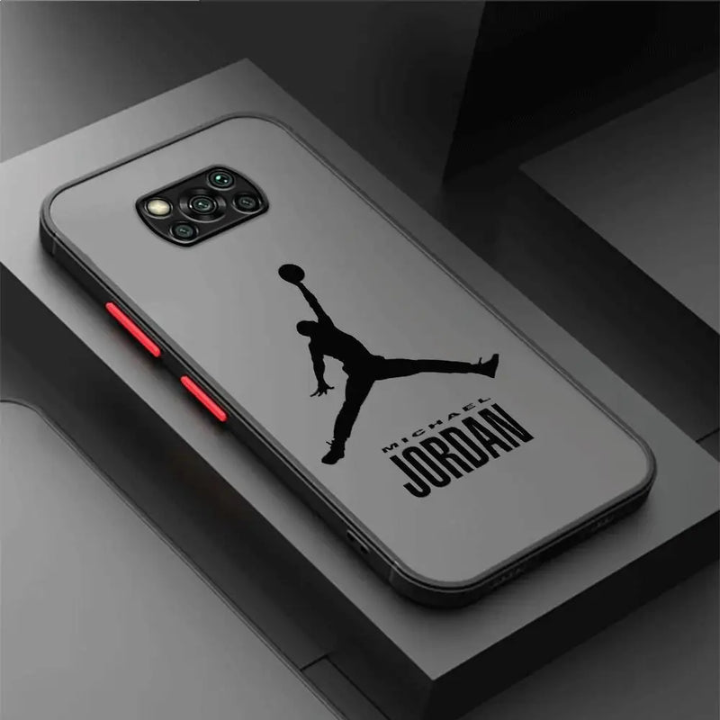 Capa de telefone para Xiaomi Poco X4 Pro F3 X3 Pro X4 GT X5 Pro M3 M5s M5 X3 NFC C40 Capa A-Air-Jordan-23